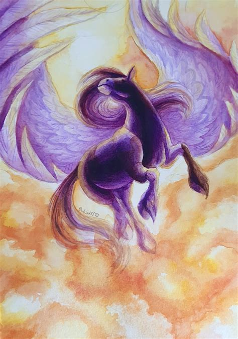 Pegasus painting by barbie--art on DeviantArt