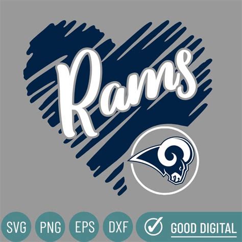 Rams Heart Svg New Los Angeles Rams Png Los Angeles Rams S Inspire Uplift