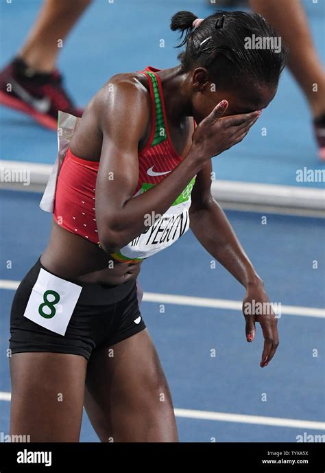 Faith Chepngetich Kipyegon Of Kenya Reacts After Winning The Gold Medal