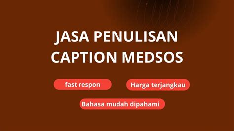 Jasa Copywriting Caption Instagram