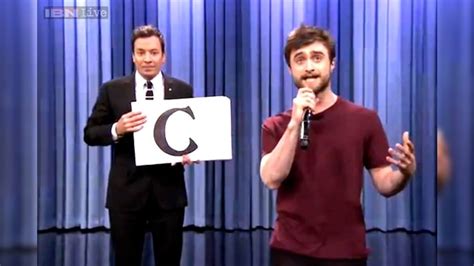 Watch Daniel Radcliffe Raps Blackaliciouss Alphabet Aerobics Live