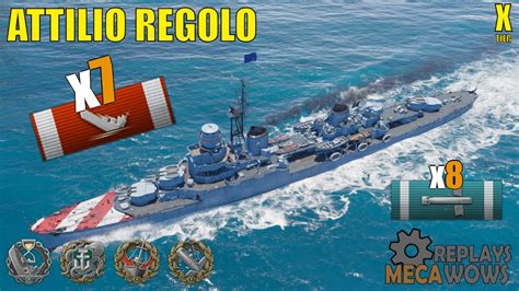 Attilio Regolo 7 Kills 193k Damage World Of Warships Gameplay YouTube