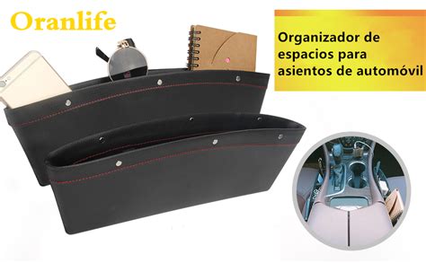 Organizador De Huecos Para Asiento De Coche 2 En 1 Ajuste Universal