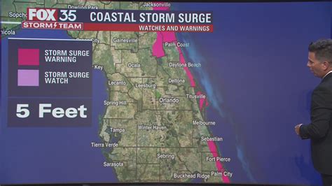 Subtropical Storm Nicole Path Shifts North Central Florida Remains In