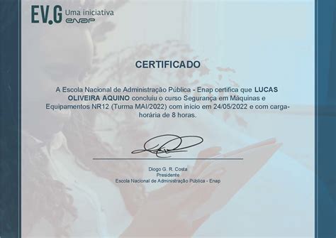 Certificado Enap Nr P Gina Lucas Aquino Flickr