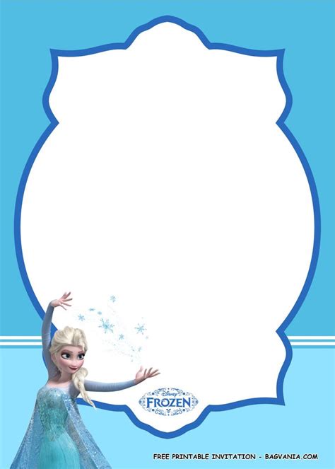 Free Frozen Printable Invitations