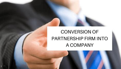 Conversion Of Partnership Firm Into A Company AKT Associates