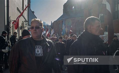 March To Commemorate Latvian Legion Of The Waffen Ss In Riga Sputnik Mediabank