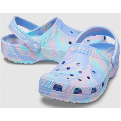 Crocs Kids Classic Marbled Clog Moon Jelly Multi