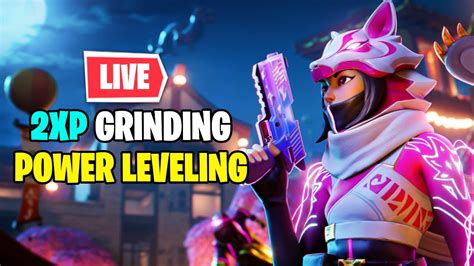 Live Double Xp Grinding Fortnite Battle Royale Stream Youtube