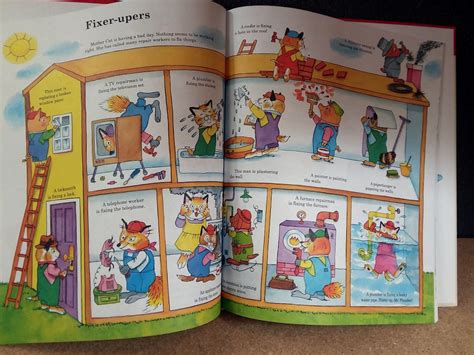 Richard Scarry's Busy Busy Town Large Vintage | Etsy