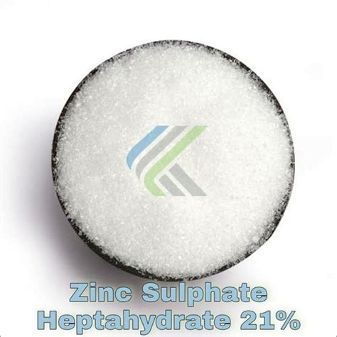 Zinc Sulphate Heptahydrate 21 Grade Industrial Grade At Best Price In