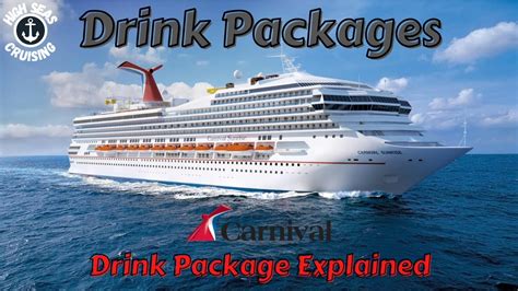 Carnival Cruise Line Drink Packages Explained YouTube