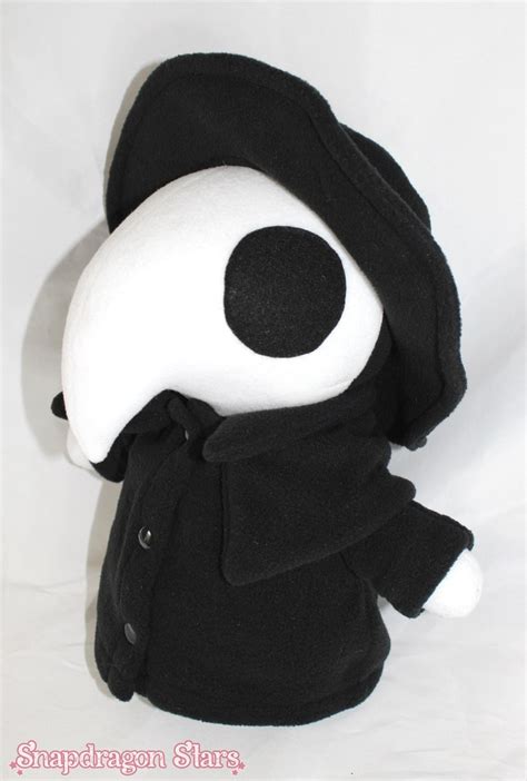 Plague Doctor Plush Toy Ready To Ship Creepy Cute Plushie Etsy