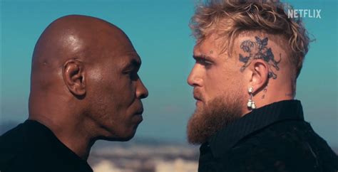 VÍDEO Veja como foi a primeira encarada entre Mike Tyson e Jake Paul