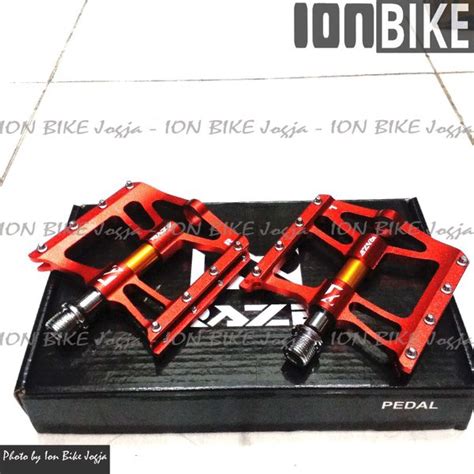 Jual Pedal 3 Sealed Bearing Raze 60 Merah Putaran Sangat Loncer Licin