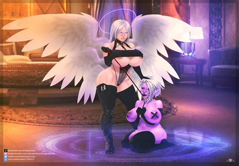 Angel Dominus Commission By Amaurymangaka Hentai Foundry