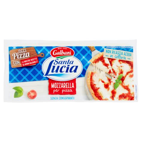 Mozzarella Galbani Santa Lucia Per Pizza 400g Conad Online Conad