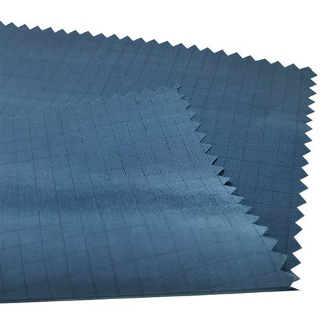 Polyester Carbon Fiber 5mm Grid ESD Anti Static Fabric For Cleanroom