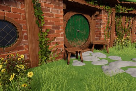 Artstation Stylized Hobbit Housing Unity