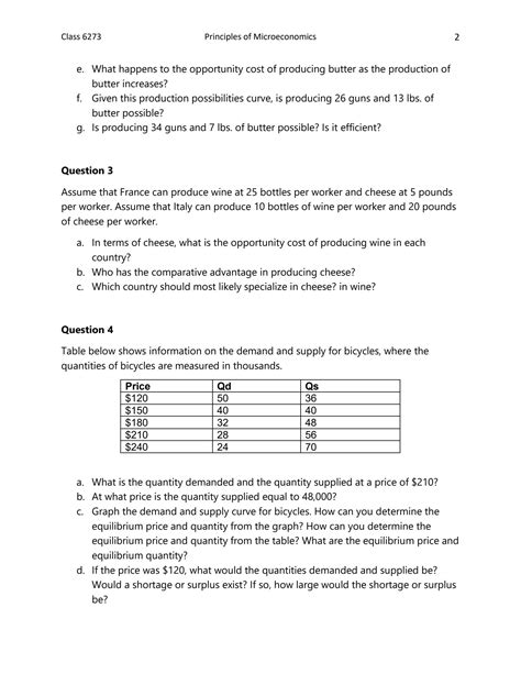 Solution Principles Of Microeconomics Midterm Assignment With Answer