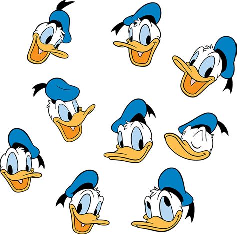 Donald Duck Head Silhouette