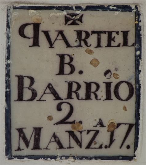 00421 Placa De Olavide Cuartel Barrio Manzana Calle Estrella