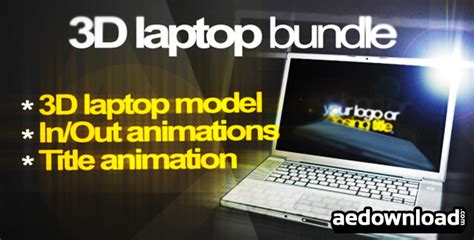 3D LAPTOP ANIMATION BUNDLE - AFTER EFFECTS PROJECT (VIDEOHIVE) - Free After Effects Template ...