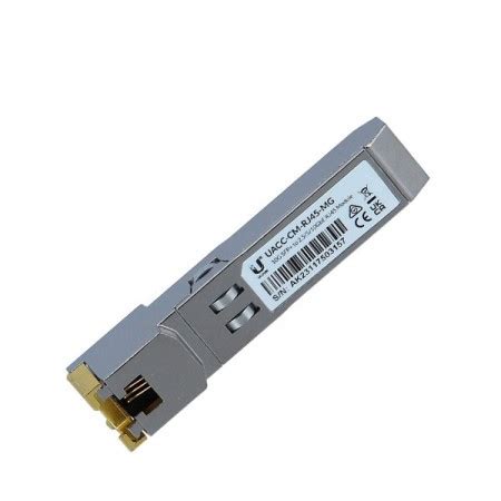 Ubiquiti Uacc Cm Rj Mg G Sfp To Rj Adapter Transceiver Copper