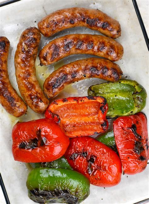 Grilled Italian Sausage And Peppers Gypsyplate