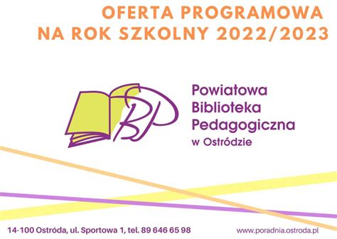 Oferta Programowa Zespo U Plac Wek Pedagogicznych Na Rok Szkolny