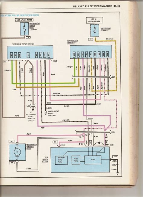 C3 Corvette Wiper Motor Wiring Diagram