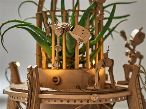 A Cast Of Articulate Cardboard Robots Populate A Growing Sci Fi