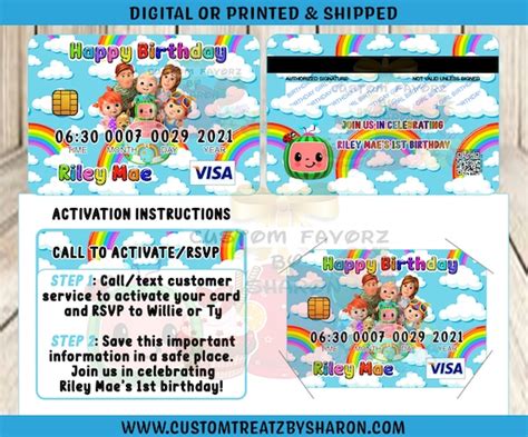 Digital Cocomelon Party Shipped Cocomelon Birthday Printed Cocomelon