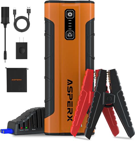 Amazon Asperx Ax Car Jump Starter A Peak Battery Starter