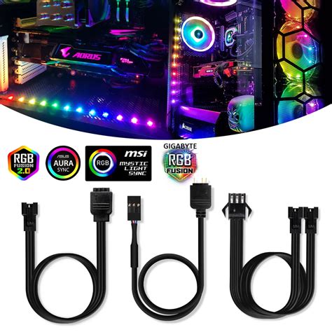 5v 3 Pc Led Strip Jacana Gamer Asus Aura Sync Msi