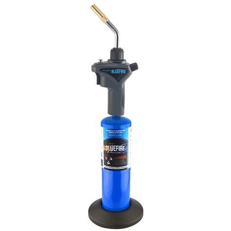 Bluefire Metal Handle Swirl Flame Gas Welding Torch Replaceable Tube Fuel By Mapp Map Pro And