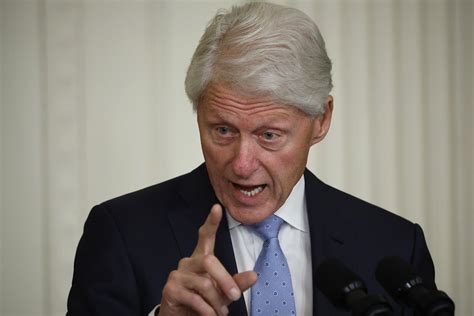 Bill Clinton Former US President Is Named On A List Linked To Sex