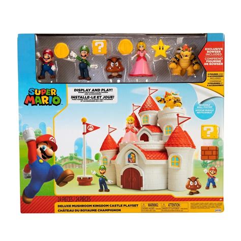 Nintendo The Super Mario Movie Mushroom Kingdom Castillo Playset Con