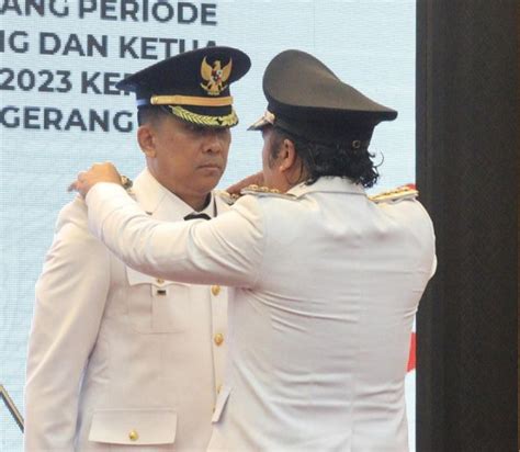 Resmi Dilantik Sebagai Pj Bupati Tangerang Andi Ony Prihartono Tugas