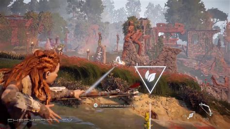 Horizon Zero Dawn Gameplay Combat Fps Youtube