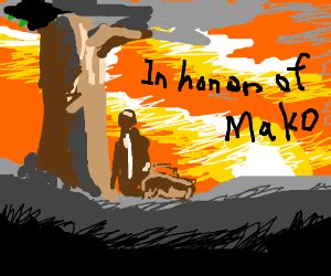 in honor of Mako Iwamatsu (he was iroh and aku - Drawception