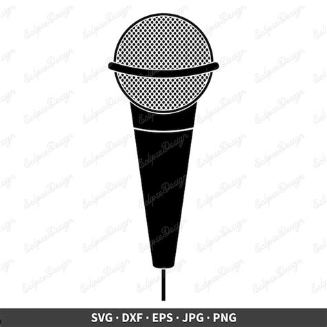 Microphone Clip Art Etsy