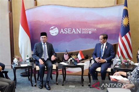 Pertemuan Bilateral Dengan Anwar Ibrahim Jokowi Tekankan Penyelesaian