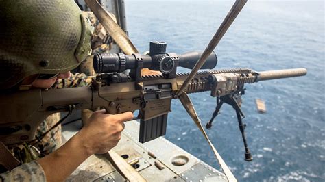 Training Us Snipers Shooting The Ultra Powerful M107 Barrett M110