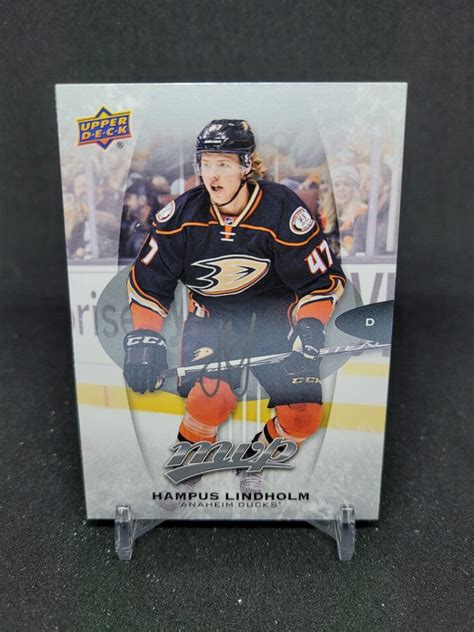 2016 17 Upper Deck MVP Silver Script 44 Hampus Lindholm For Sale