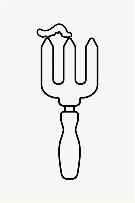 Hand Fork Line Art Collage Free Photo Illustration Rawpixel