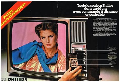 PUBLICITÉ ADVERTISING 1978 PHILIPS téléviseur 2 pages EUR 3 00