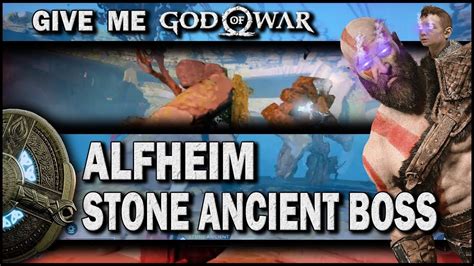 God Of War Stone Ancient Mini Boss Fight Alfheim YouTube