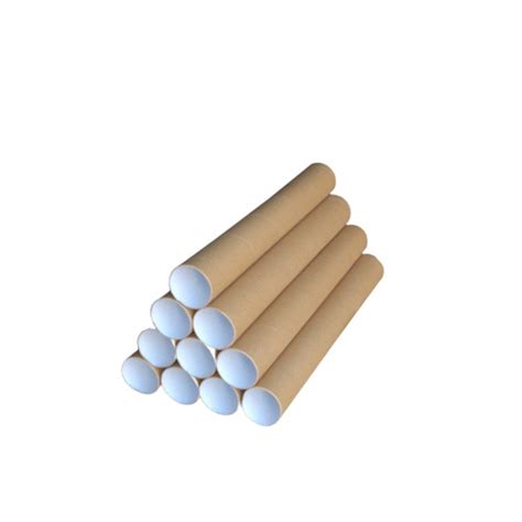 Round Brown Paper Core Tube For Packaging Diameter 100 Millimeter Mm